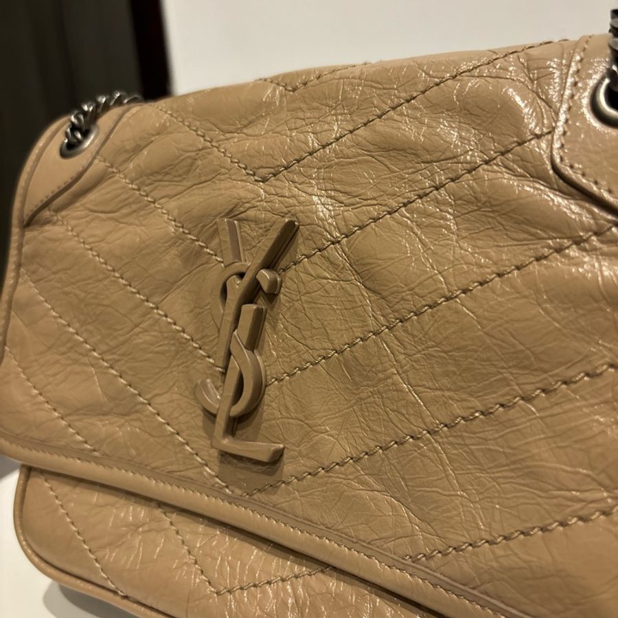 YSL niki baby 奶茶色-4