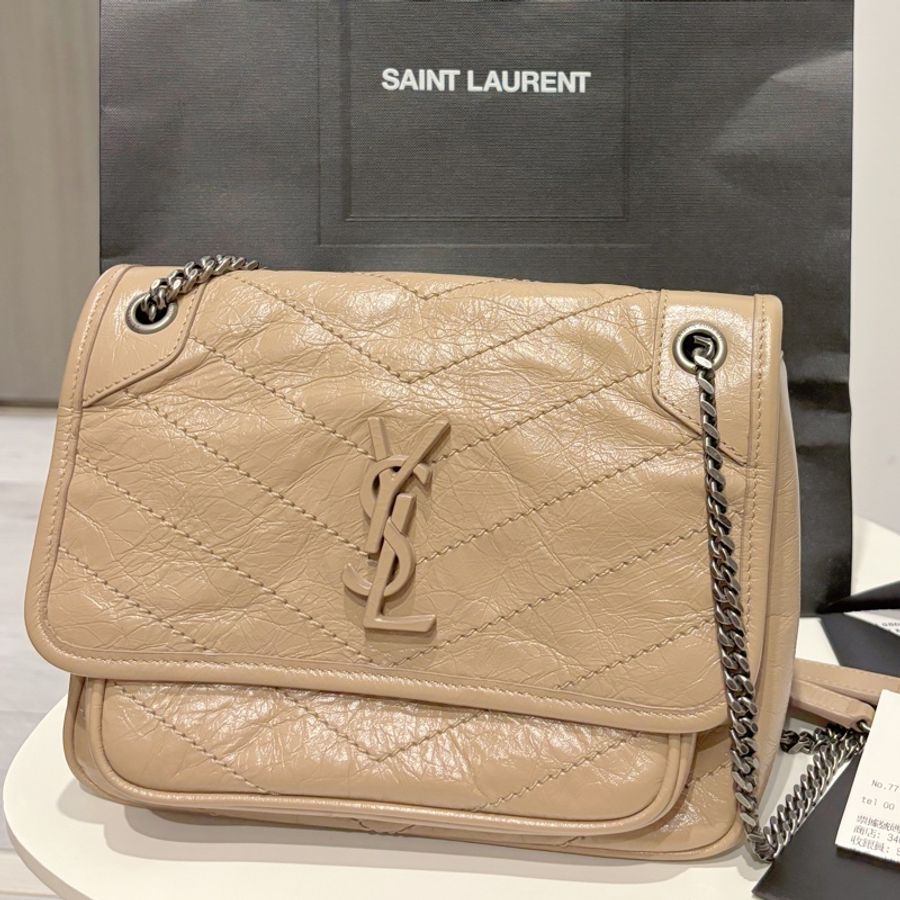 YSL niki baby 奶茶色-5