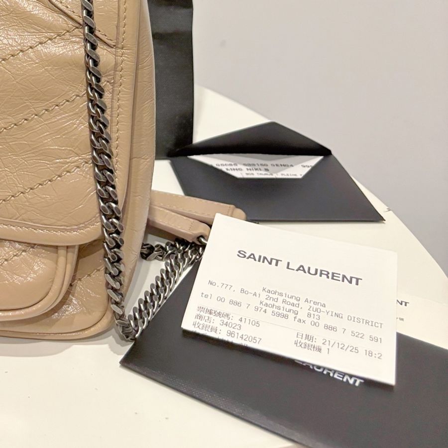 YSL niki baby 奶茶色-11