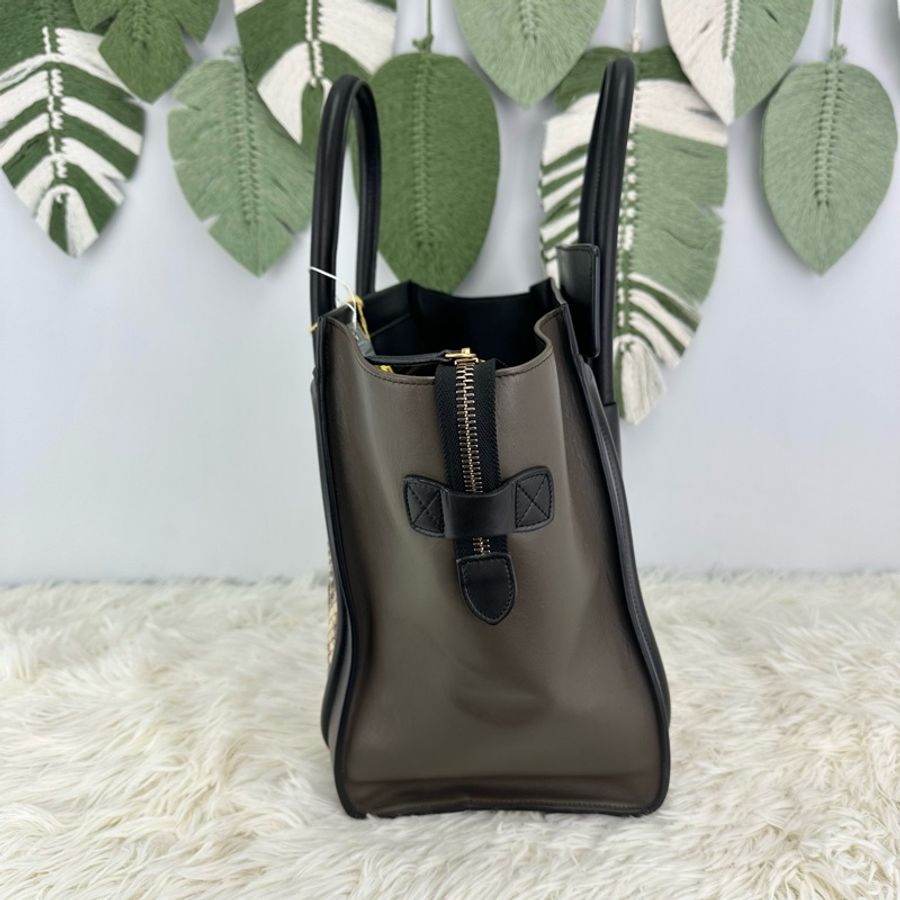 Celine 蛇皮 笑臉包 底31cm 手提包 ToteBag 托特包 大包-1
