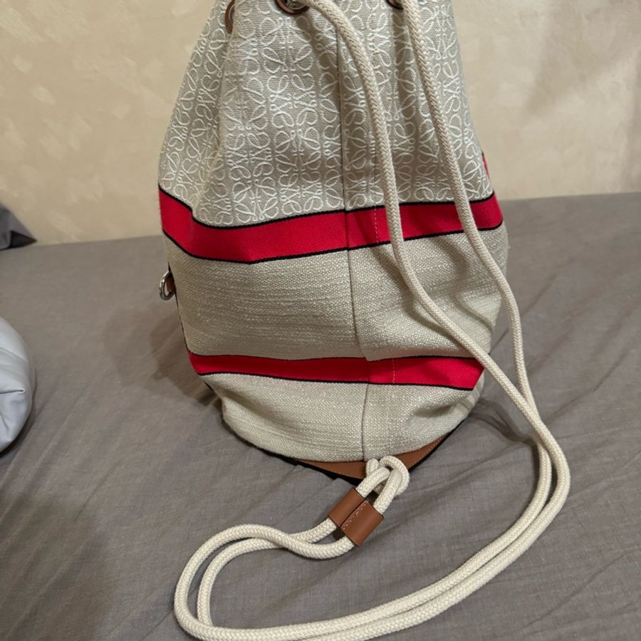 LOEWE 2022 paula's ibiza 緹花水桶包-4