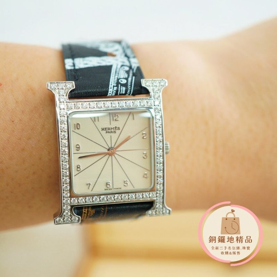 Hermes 愛馬仕 HH1.530 全鑽圈石英女錶-1