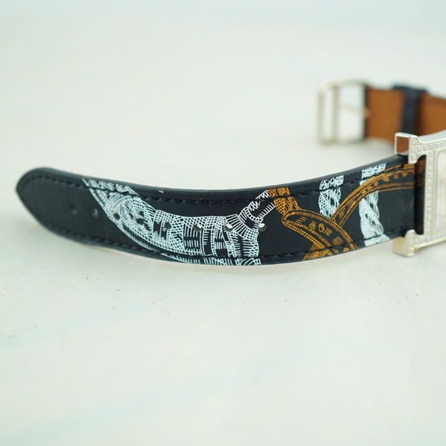 Hermes 愛馬仕 HH1.530 全鑽圈石英女錶-7
