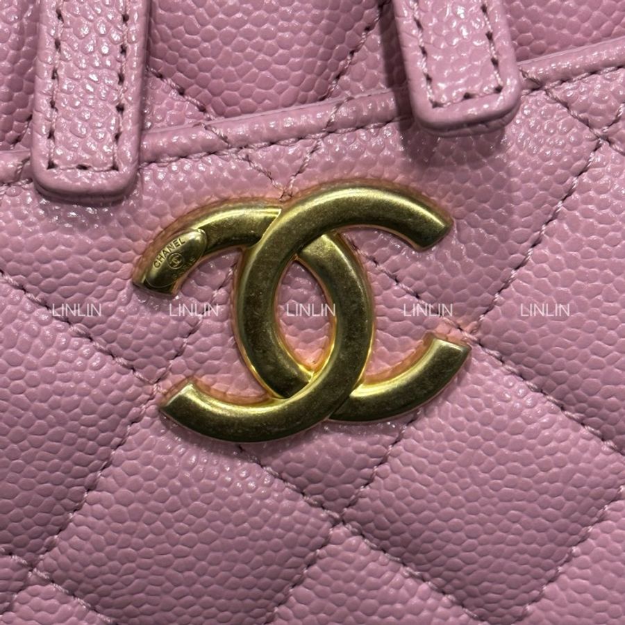 CHANEL 22S金屬鏤空手柄相機包-14