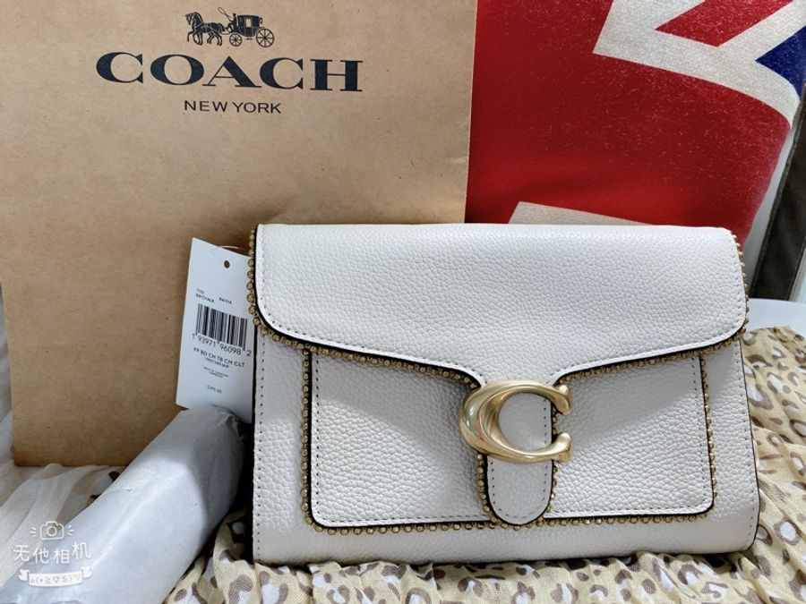 Coach 專櫃 Tabby荔枝紋斜跨包-7