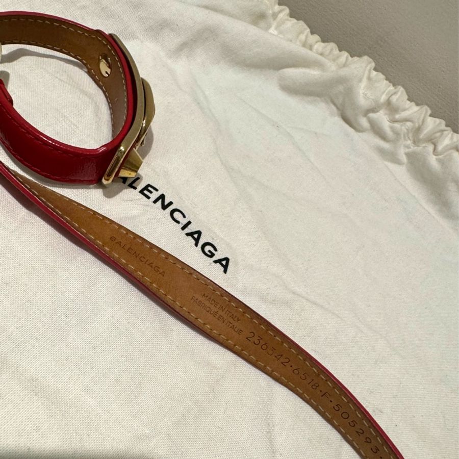 balenciaga經典機車包款手環-7