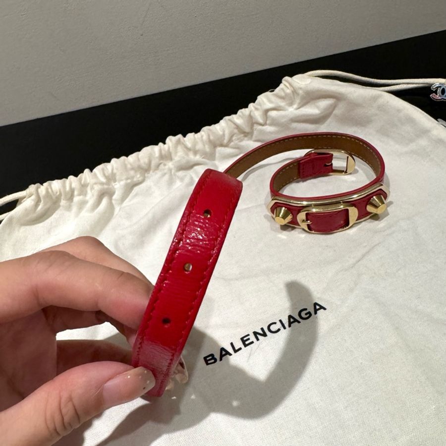 balenciaga經典機車包款手環-8