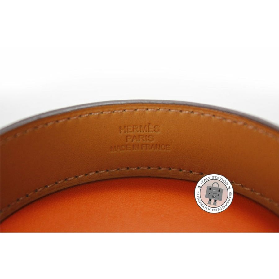 Hermes Astral Grey Leather M Bracelet-1
