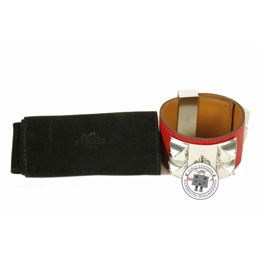 Hermes Collier DE Chien Cuff Cdc Casaque / CKQ5 Epsom Small Bracelet Phw-6