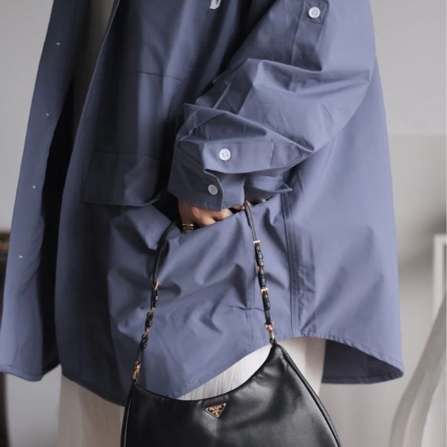 NOW BAGS｜【二手現貨】Prada Vintage 黑金腋下包-0
