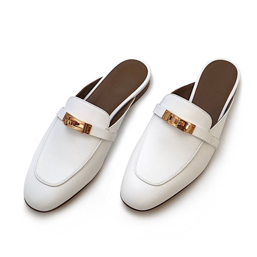 HERMES Oz mule穆勒鞋 - 白玫瑰金 38-0