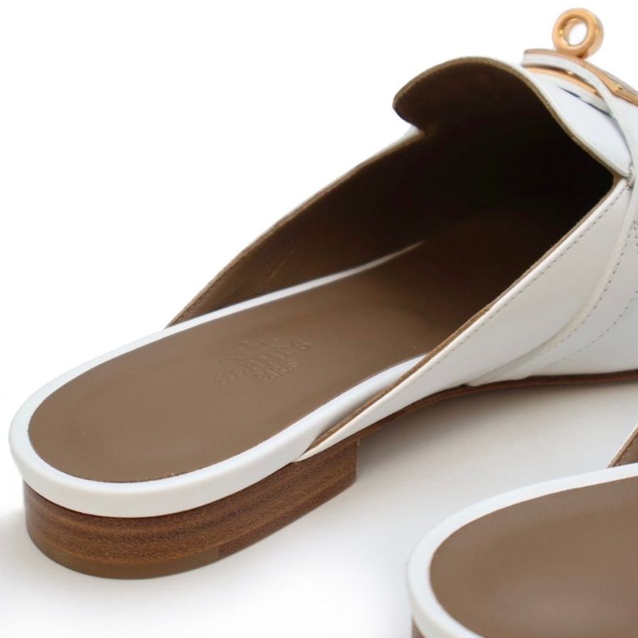 HERMES Oz mule穆勒鞋 - 白玫瑰金 38-4
