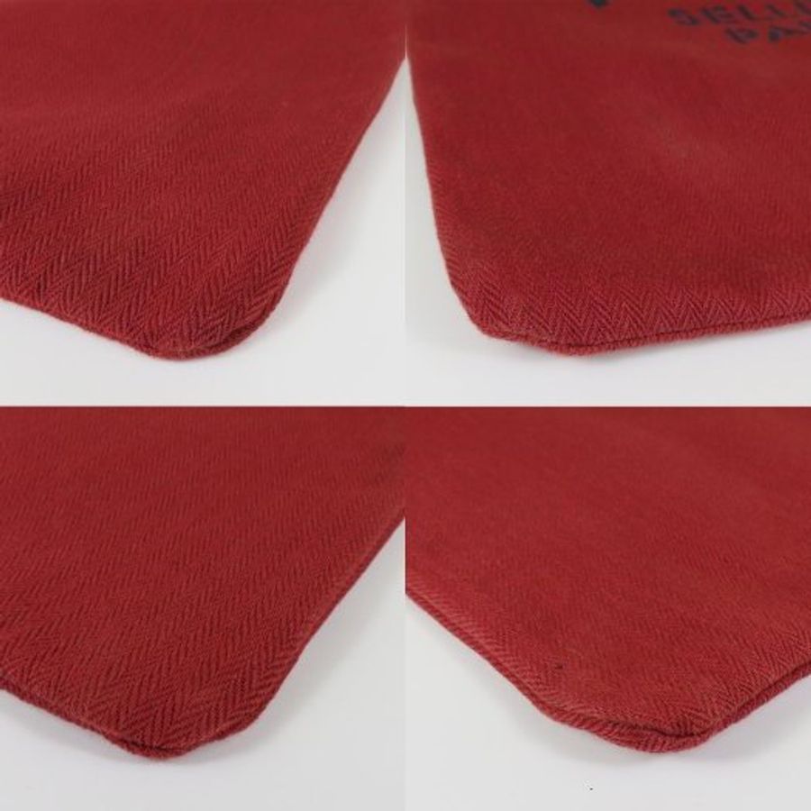 【巴黎站二手名牌專賣店】*現貨*HERMES 愛馬仕 真品*D刻經典Aline grooming bag字母LOGO磚紅色帆布肩背斜背包-6