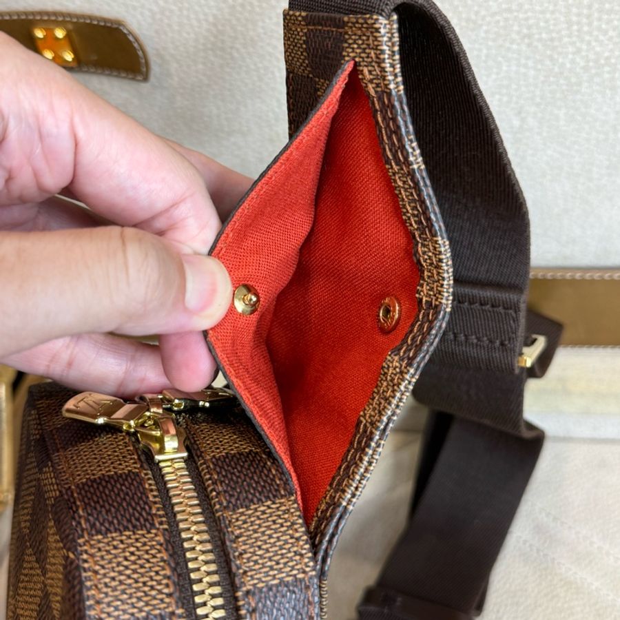 上架作業中 Louis Vuitton Damier棋盤方塊胸口腰包/胸口包🤎超棒貨色-11