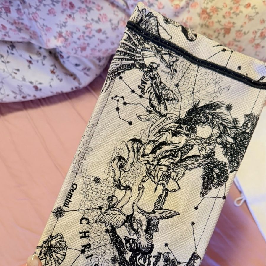 DIOR BOOK TOTE 星座奶油白輕便袋 中號-11