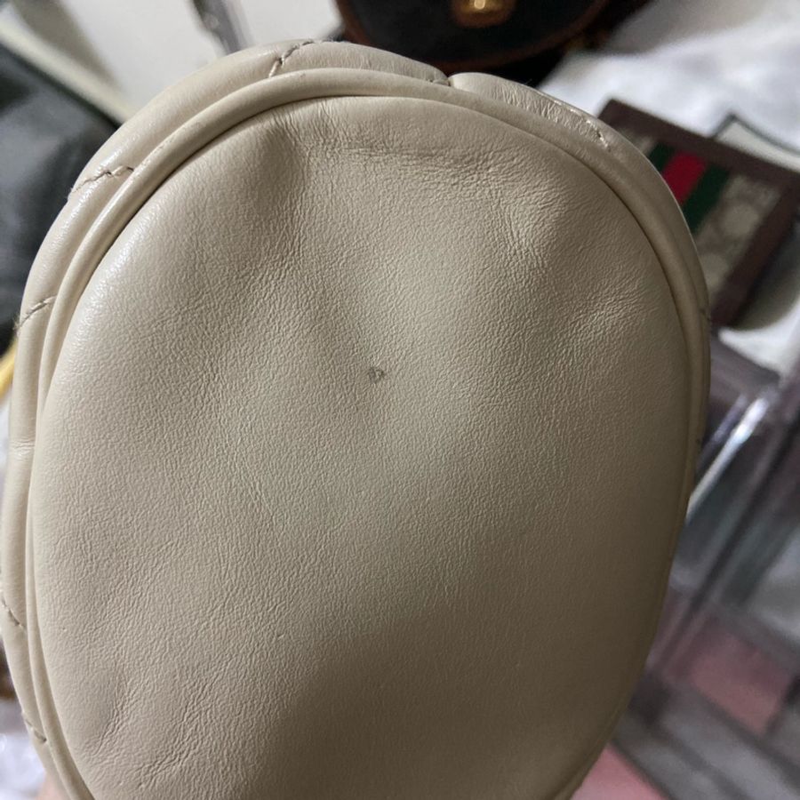 Gucci米白水桶包-13
