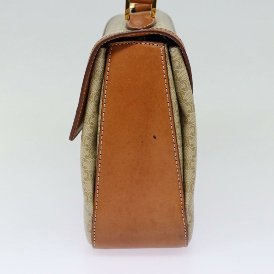 【日本直送】CELINE Macadam帆布手提包 米色 金色 正品 88751-2