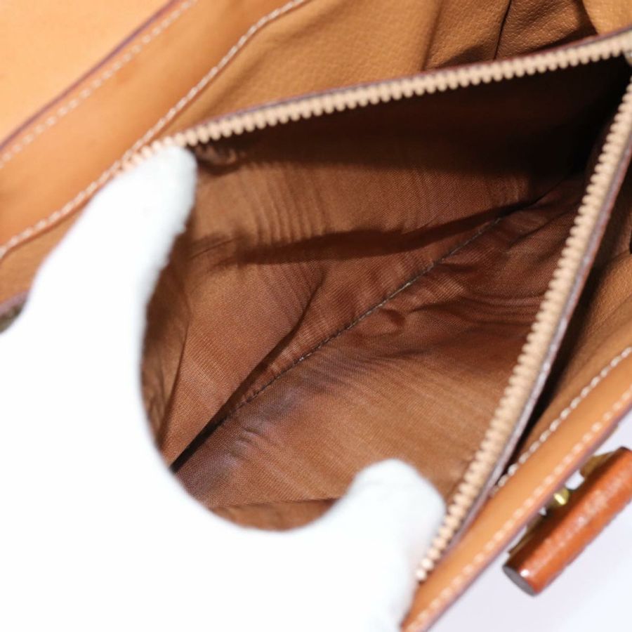 【日本直送】CELINE Macadam帆布手提包 米色 金色 正品 88751-10
