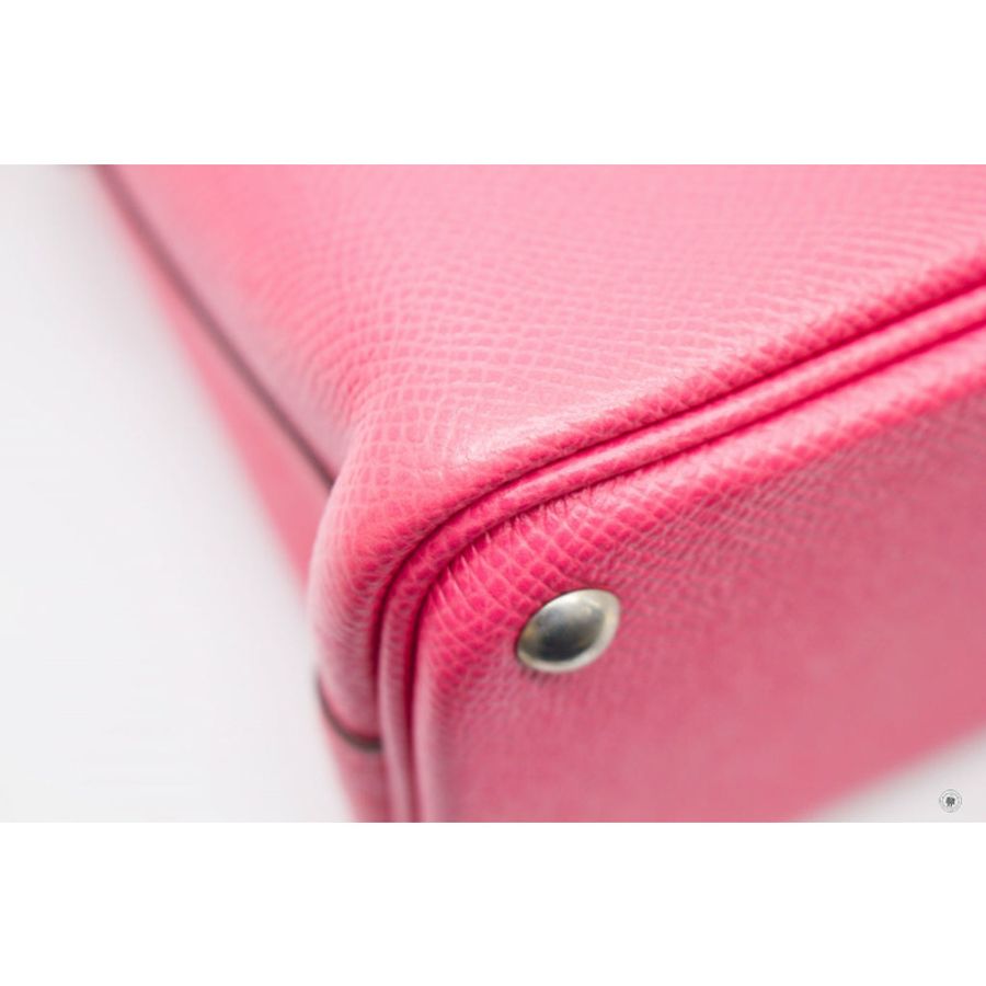 Hermes H041693 Bolide Rose Azalee / CK8W Epsom 27 Shoulder Bags Phw-6
