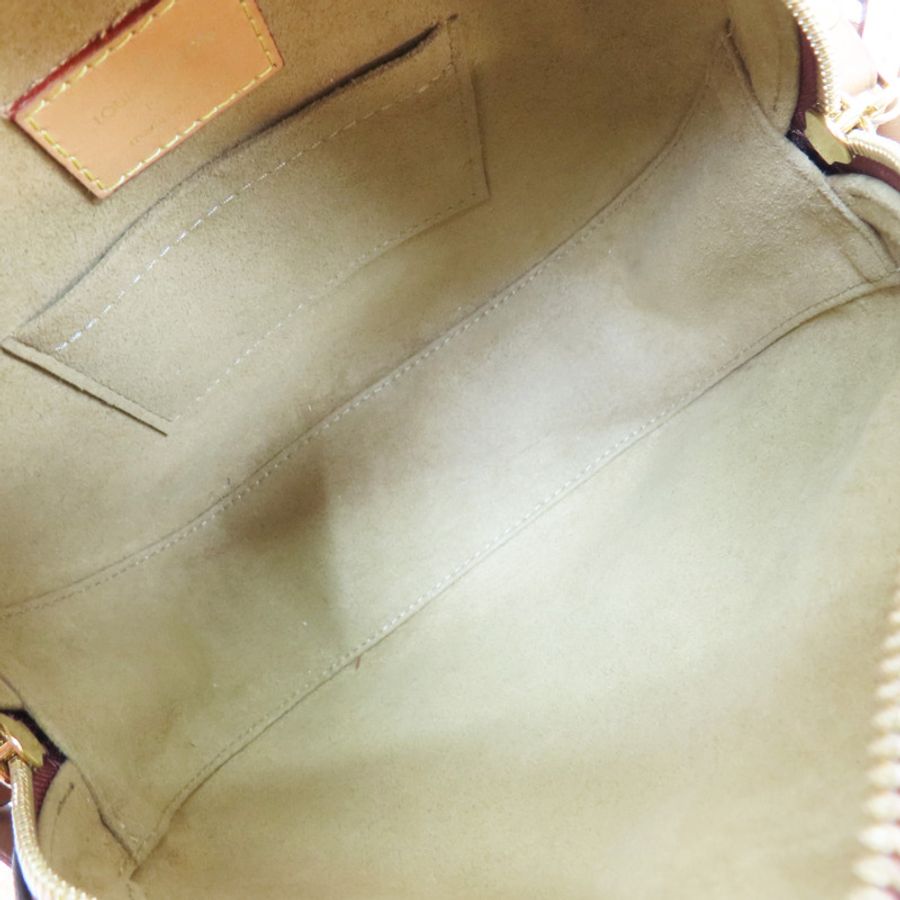 棕色 原花 PVC塗層帆布 單肩包 M52294-4