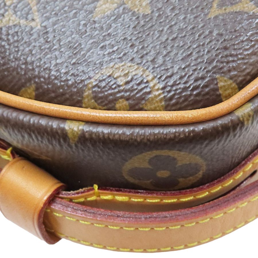 棕色 原花 PVC塗層帆布 單肩包 M52294-10