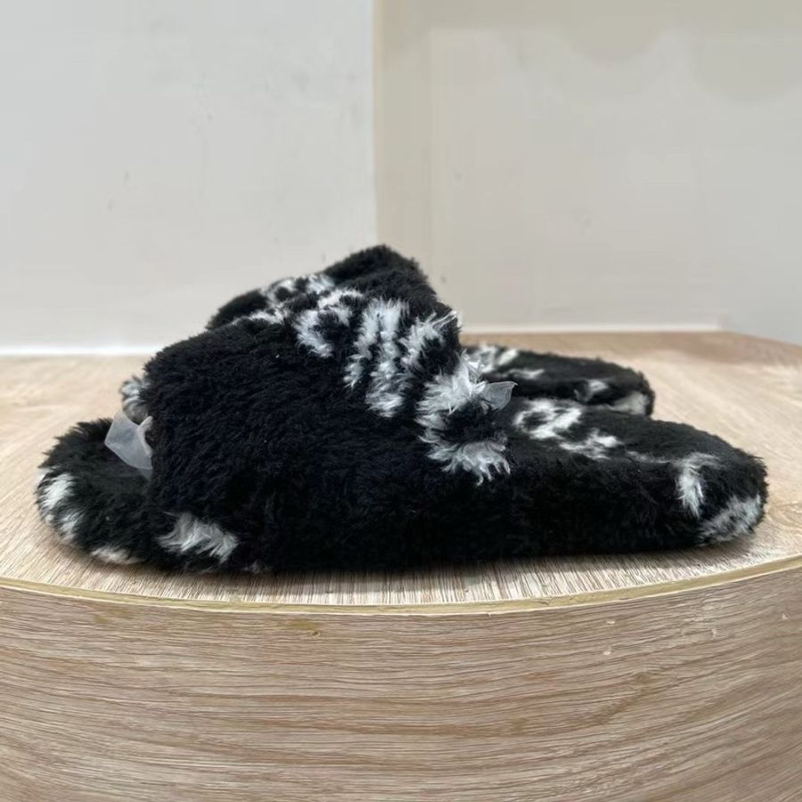 Balenciaga 巴黎世家毛拖鞋-1