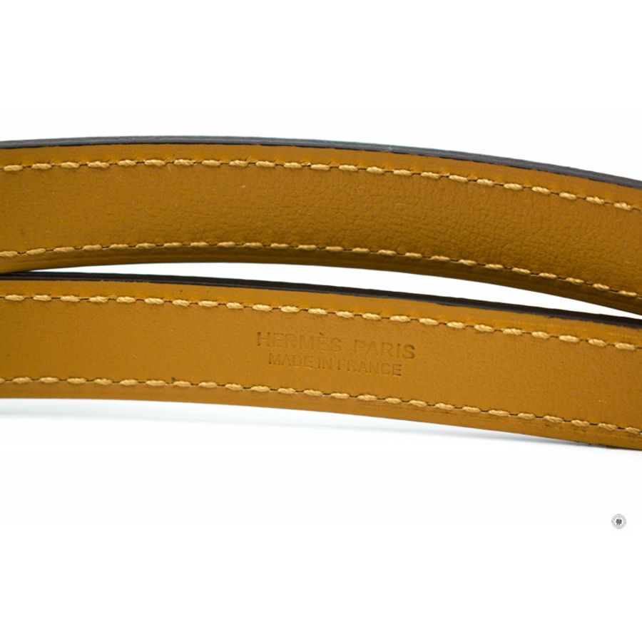 Hermes H081087 Ceinture F Pop H 15 Veau Black / CC89 Epsom 85CM Belts Ghw-1