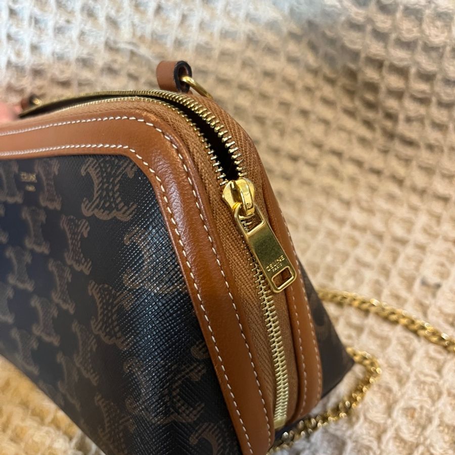 Celine Clutch on Chain老花貝殼包✨-9