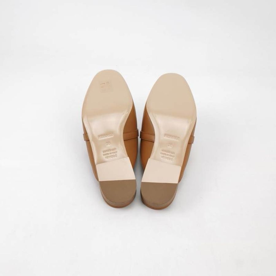 Hermes Oz牛皮穆勒鞋拖鞋38碼-3