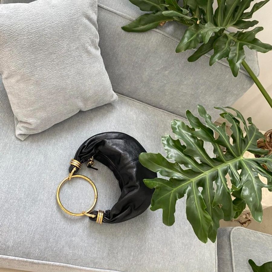 🎊佳節特賣🎁Chloe Bracelet Hobo 手環包 黑色-3