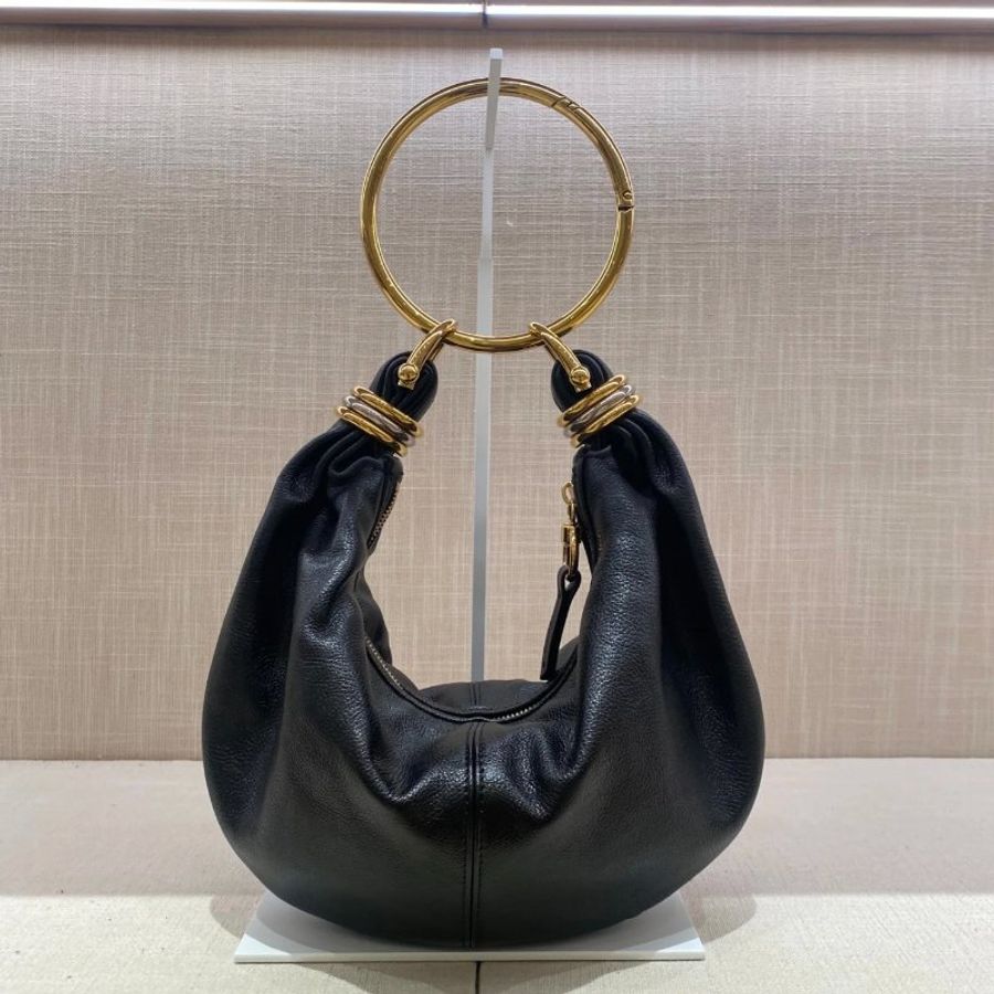 🎊佳節特賣🎁Chloe Bracelet Hobo 手環包 黑色-4