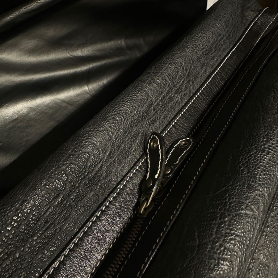 Dior Vintage古董款黑色行李袋兩用包-17