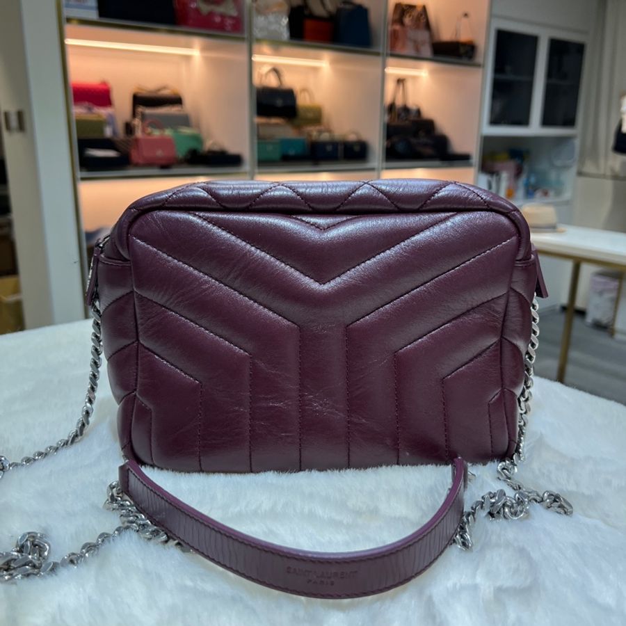 ysl 聖羅蘭 Lou Lou shoulder bag 鍊條包 相機包 X770-0