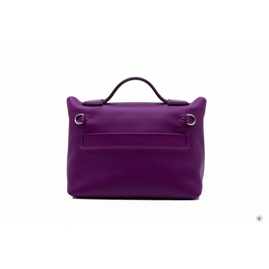 Hermes H082153 24/24 Mini Anemone/anemone Taurillon Clemence Shoulder Bags Phw-2