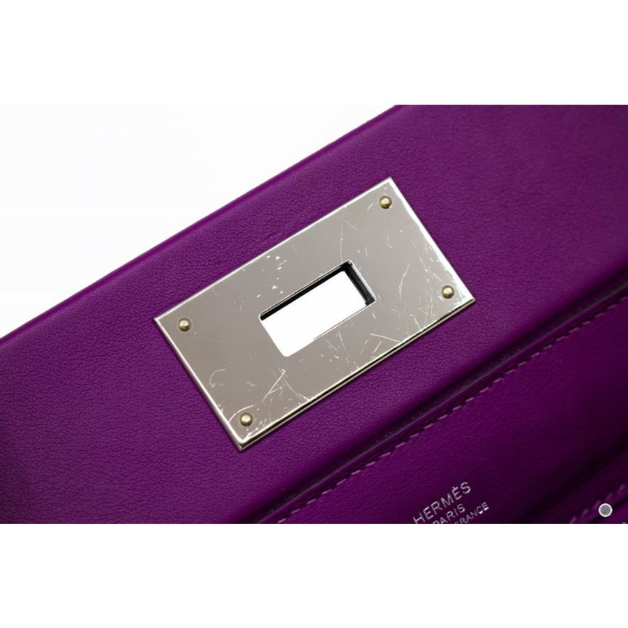 Hermes H082153 24/24 Mini Anemone/anemone Taurillon Clemence Shoulder Bags Phw-7