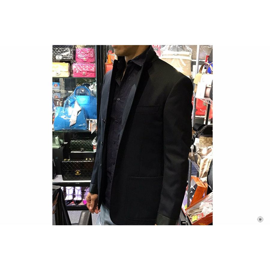 Hermes H744060HC0146 Vst 24 Relax Detail Cuir 3 Bts Cover Wool Techniqu Marine Wool 46 Blazers-1