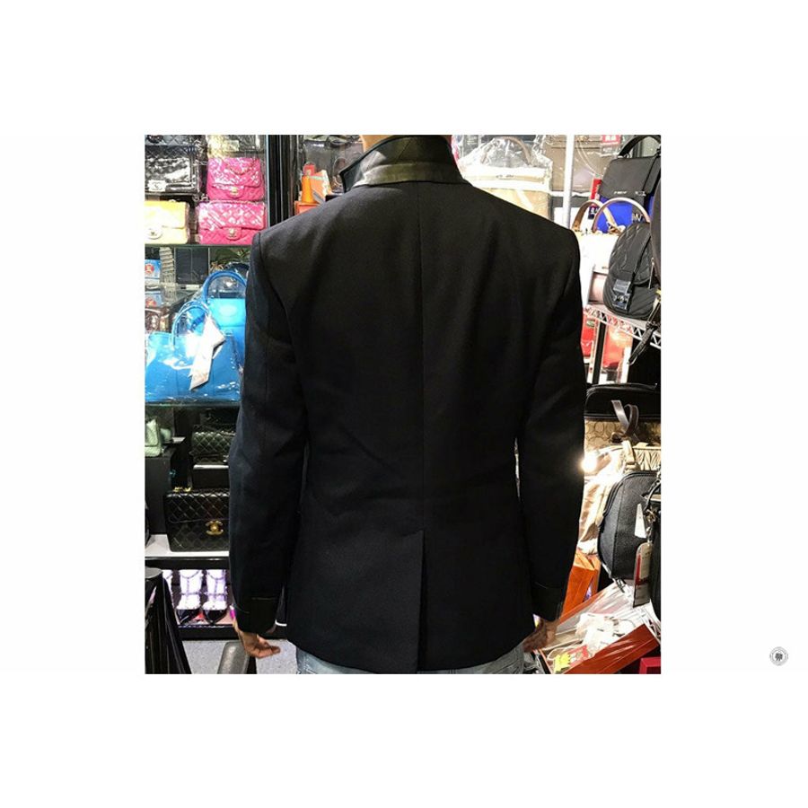 Hermes H744060HC0146 Vst 24 Relax Detail Cuir 3 Bts Cover Wool Techniqu Marine Wool 46 Blazers-11