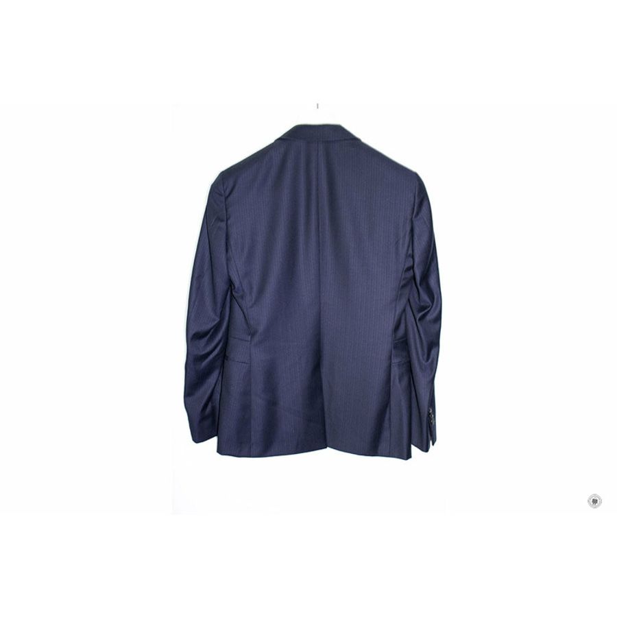 Hermes H744530H9 Decouple 2 Boutons Rayres Armurees Marine 46 Suits-1