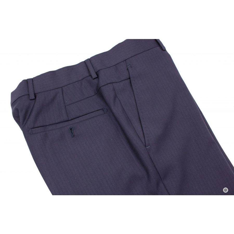 Hermes H744530H9 Decouple 2 Boutons Rayres Armurees Marine 46 Suits-3