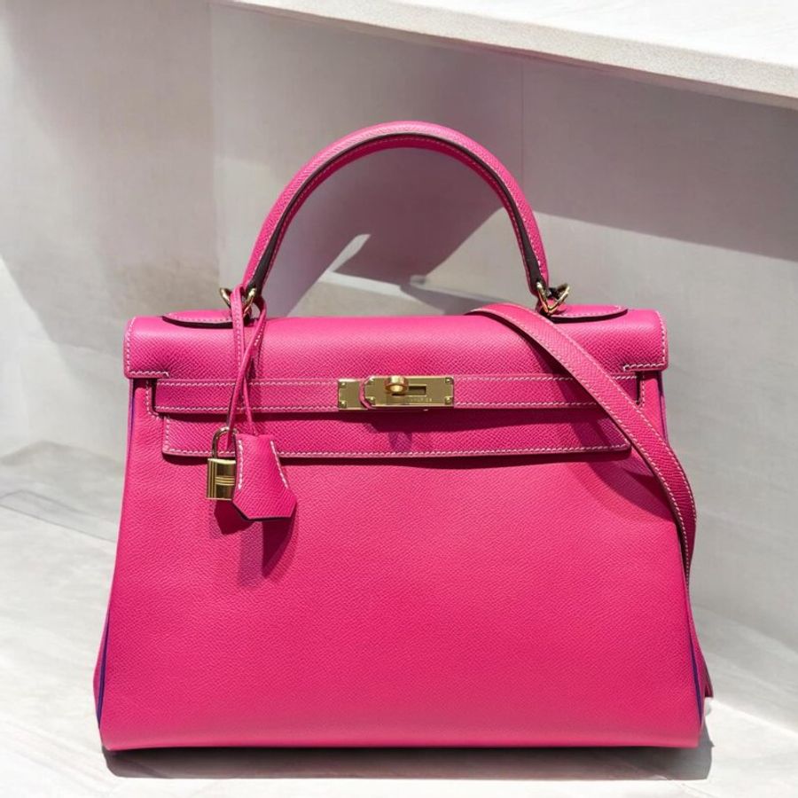 HERMES Epsom牛皮 KELLY 32CM金釦 雙色-1