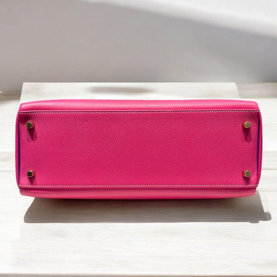 HERMES Epsom牛皮 KELLY 32CM金釦 雙色-3