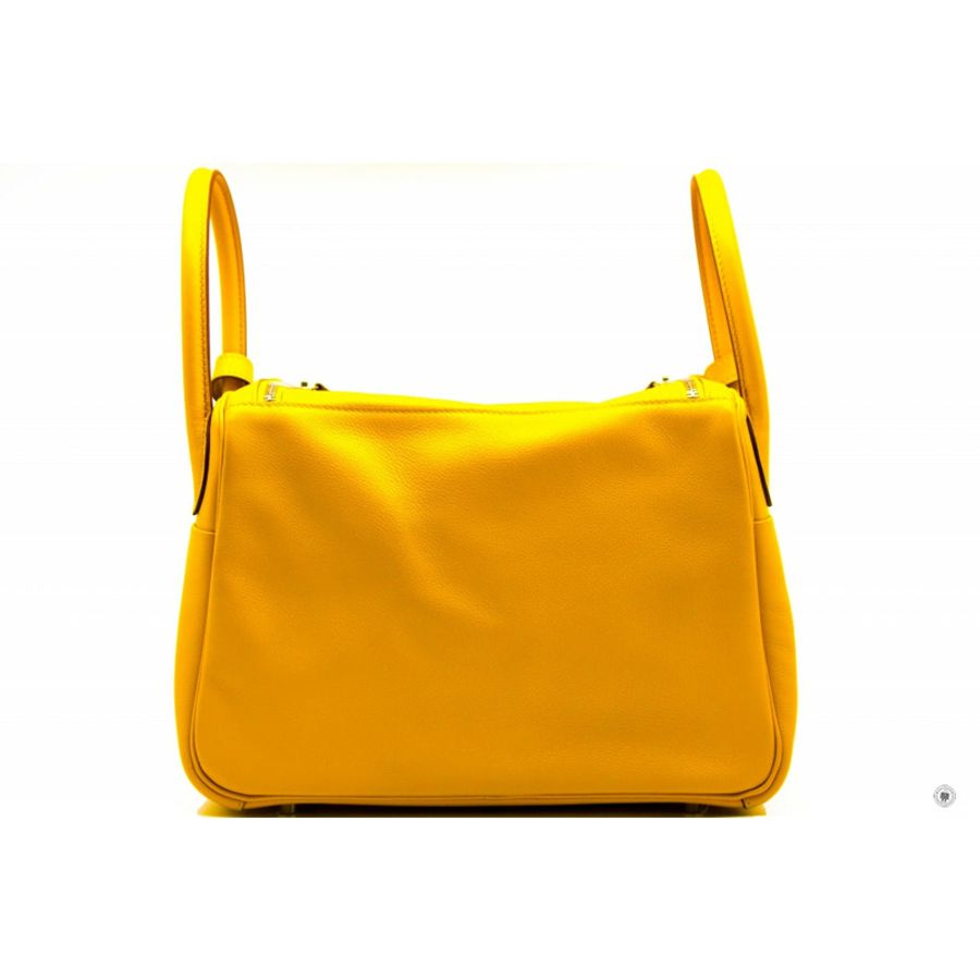 Hermes Lindy 30 Amber Jaune / CK9D  Evercolor 30 Shoulder Bags Phw-2