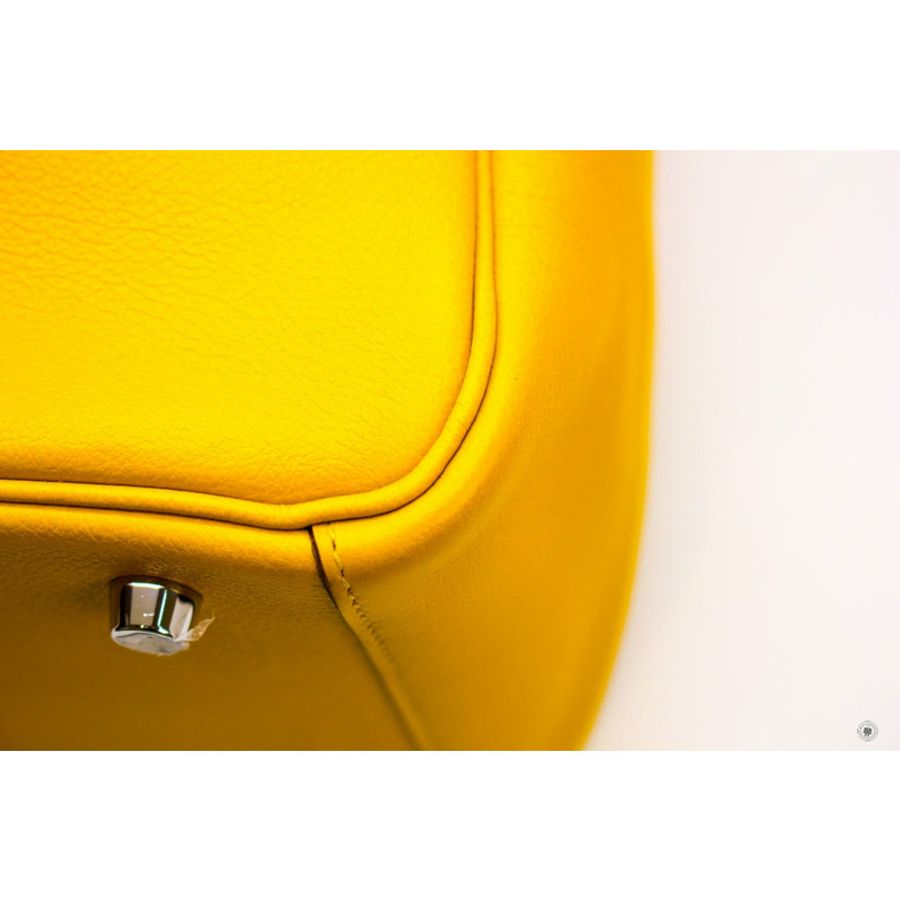 Hermes Lindy 30 Amber Jaune / CK9D  Evercolor 30 Shoulder Bags Phw-6