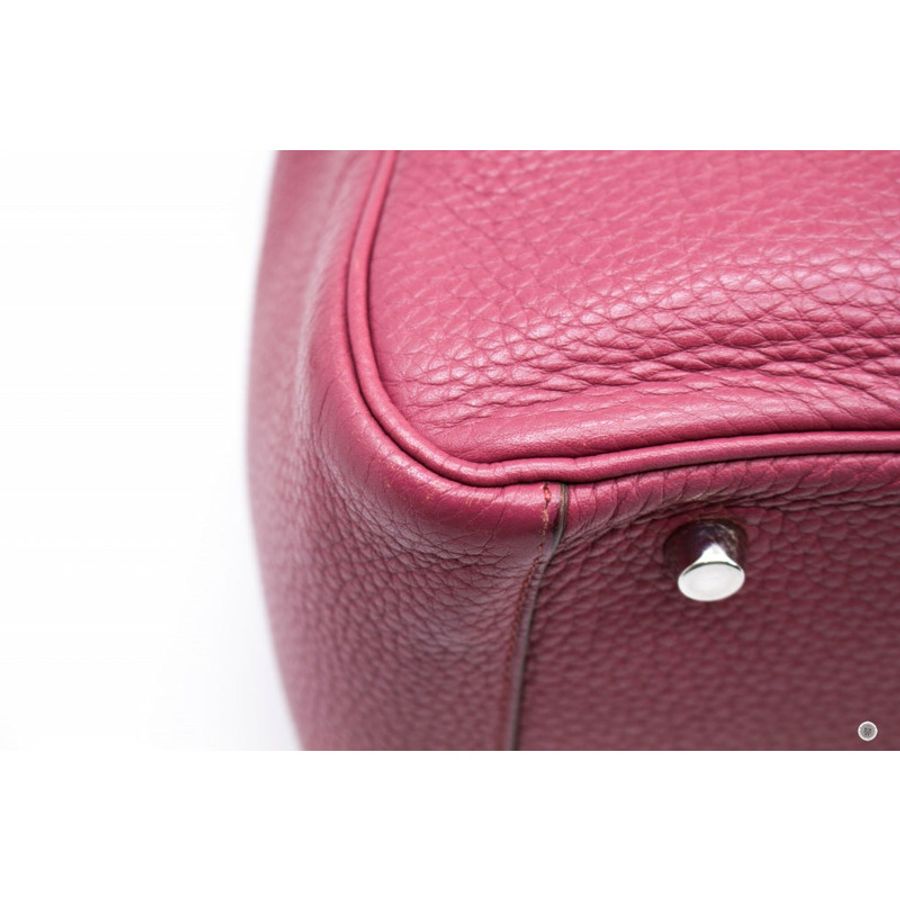 Hermes Lindy Lindy 30 Rouge H / CK55 Taurillon Clemence 30 Shoulder Bags Phw-6