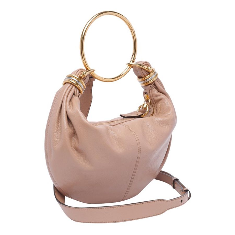 🎊佳節特賣🎁Chloe Bracelet Hobo 手環包 木玫瑰-8