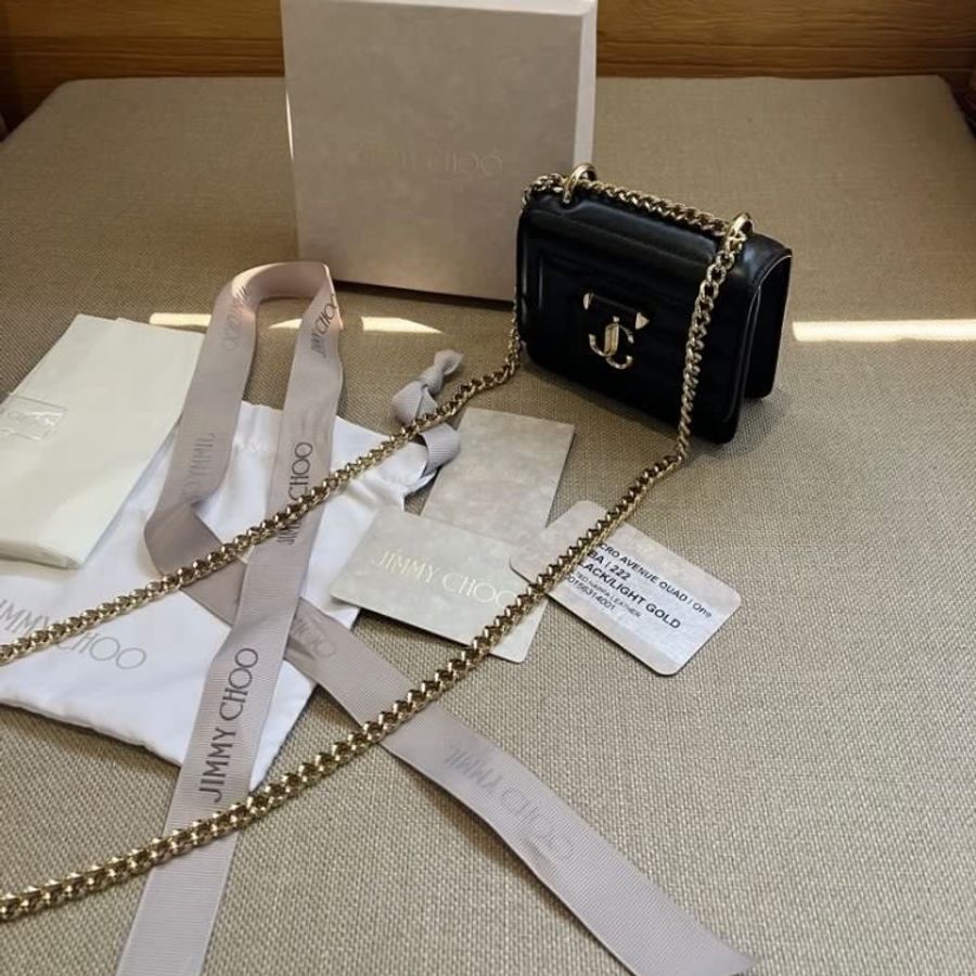 Jimmy choo 鏈條肩背包-10