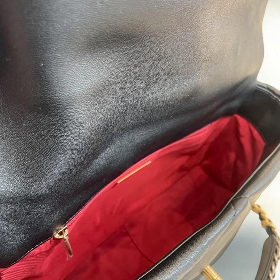 CHANEL 19系列 黑色 30公分 晶片款-3