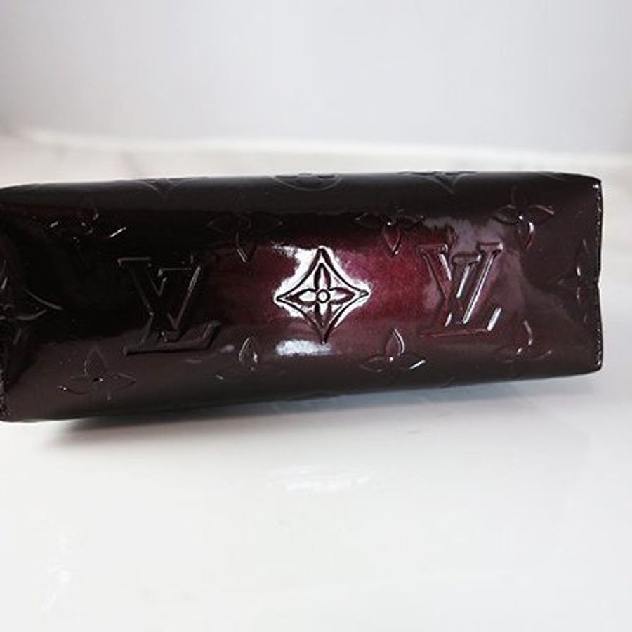 LV 酒紅色漆皮化粧包 M91495-2