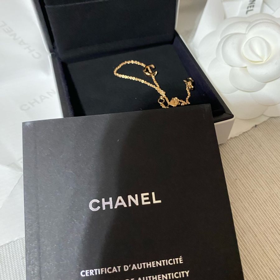 香奈兒COCO Crush 18K 米金C手鍊-2