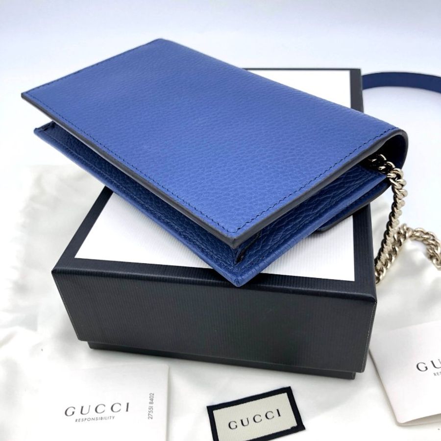 【極新+全套配件】GUCCI 經典雙G荔枝紋牛皮斜背包,interlocking G系列,斜背包,側背包,肩背包,WOC,逛街包,二手真品,現貨,免運-25